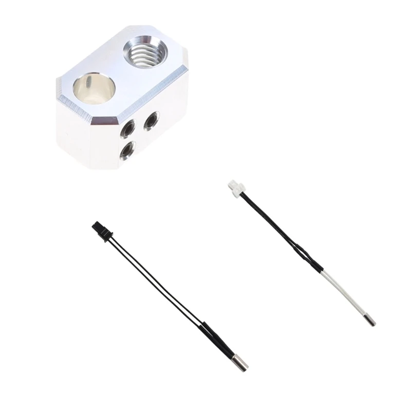 MK4 24V 40W 히터 카트리지 온도계 라인 및 MK4 3D 프린터 압출기용 가열 블록