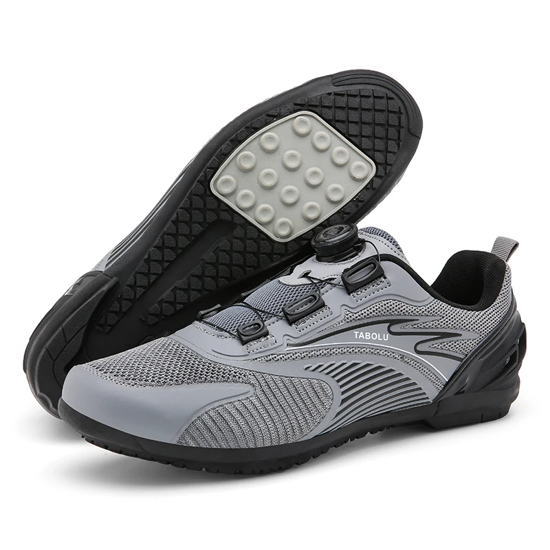 Scarpe Ciclismo Uomo Senza Tacchetti Pedali Piatti MTB Road Sneakers Traspiranti