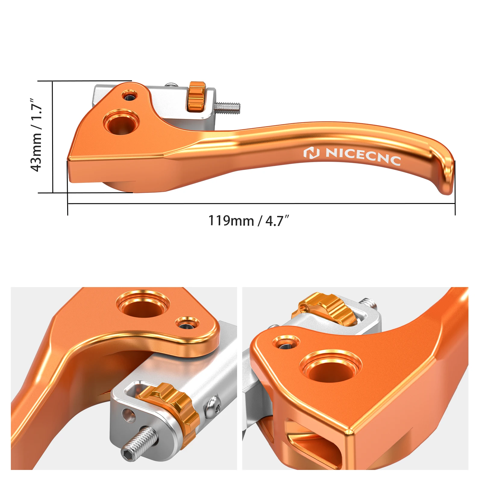 Für KTM EXC 300 2006-2025 Shorty Kupplungshebel Für KTM SX 250 XCF XCW EXC-F 350 SXF450 2013-2025 Für Husqvarna Beta GasGas – Detail 2