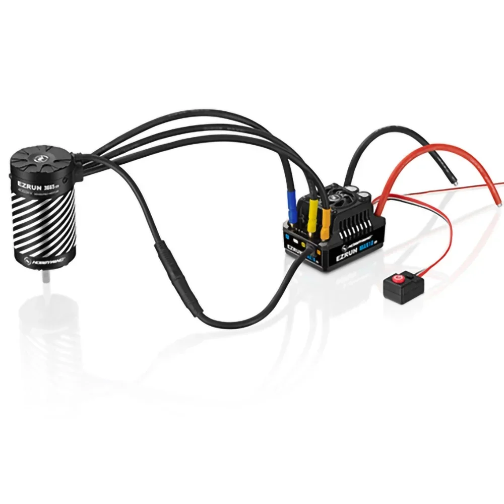 HOBBYWING EZRUN  귯ø ESC, 1/10 1/8 RC   ڵ  ׼, MAX10 G2 80A 140A
