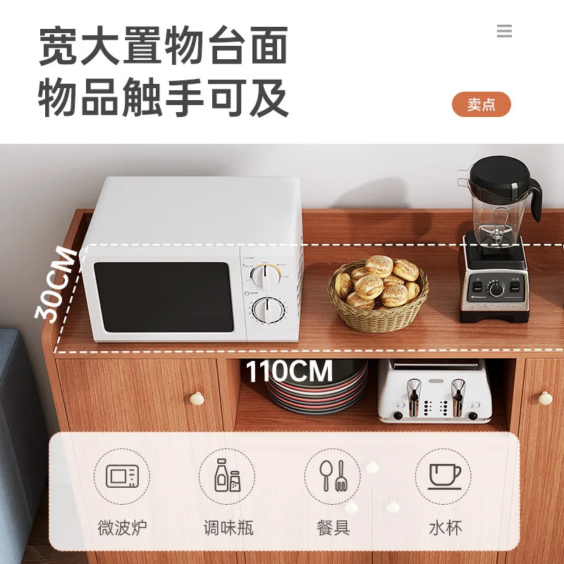 Кухонные шкафы Simple Locker Floor Home Kitchen Cabinet Modern Minimalist Buffet Wall Sideboard Cabinet  3