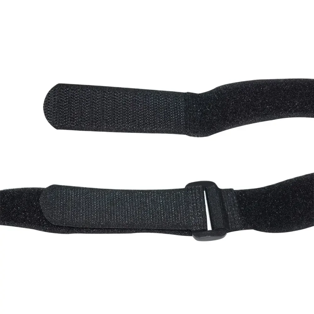 10 Pcs Black Nylon Rope Belt Cargo Luggage Fastener Straps With Self-adhesive Sticker For Outdoor Camping Bags Lashing Straps