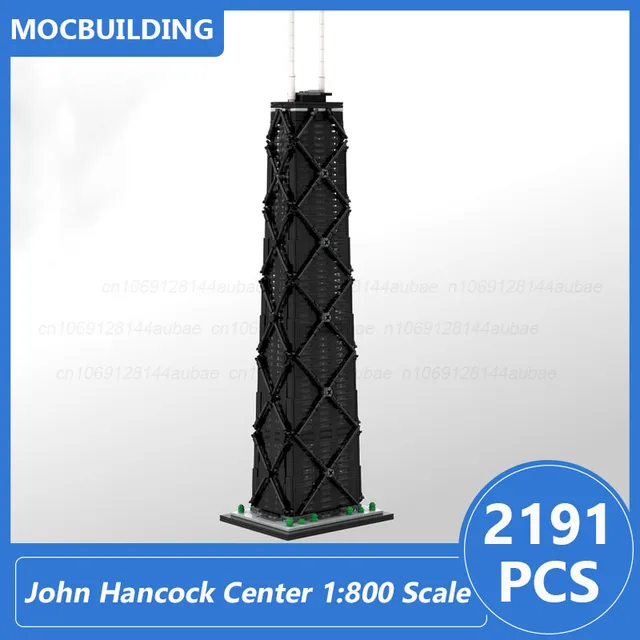 Lego John Hancock John Hancock Center 1:800 Scale Architecture