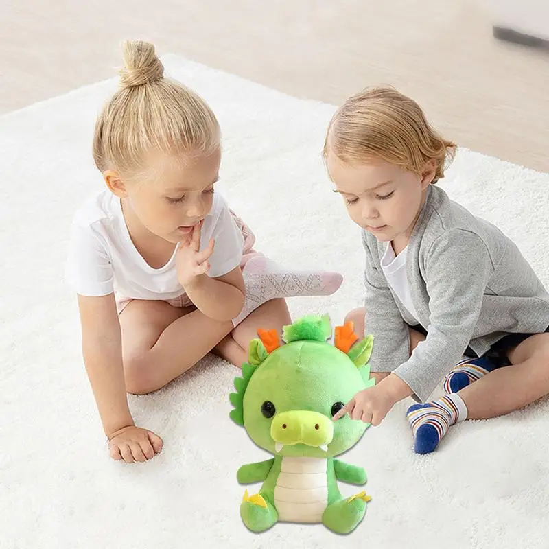 

Dragon Plush Toy Dragon Stuffed Animal Mascot Chinese New Year Zodiac Dragon Decorative Doll Plushies for Lunar New Year Gifts