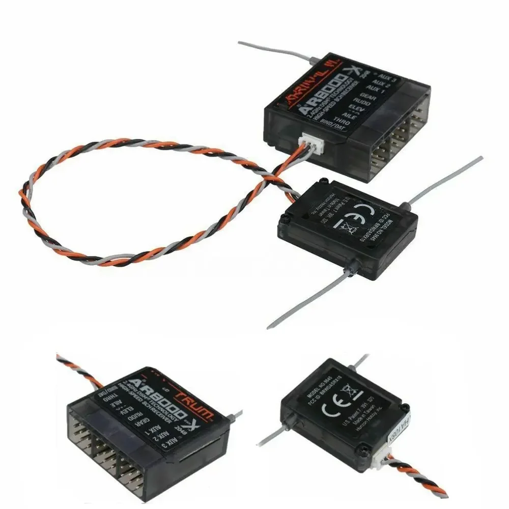 

CSH2.4GHz Support DSM2 DSMX Spektrum AR8000 8CH Receiver Extended Satellite For JR Spektrum RC DX7s DX8 DX9 Dx18 Transmitter.
