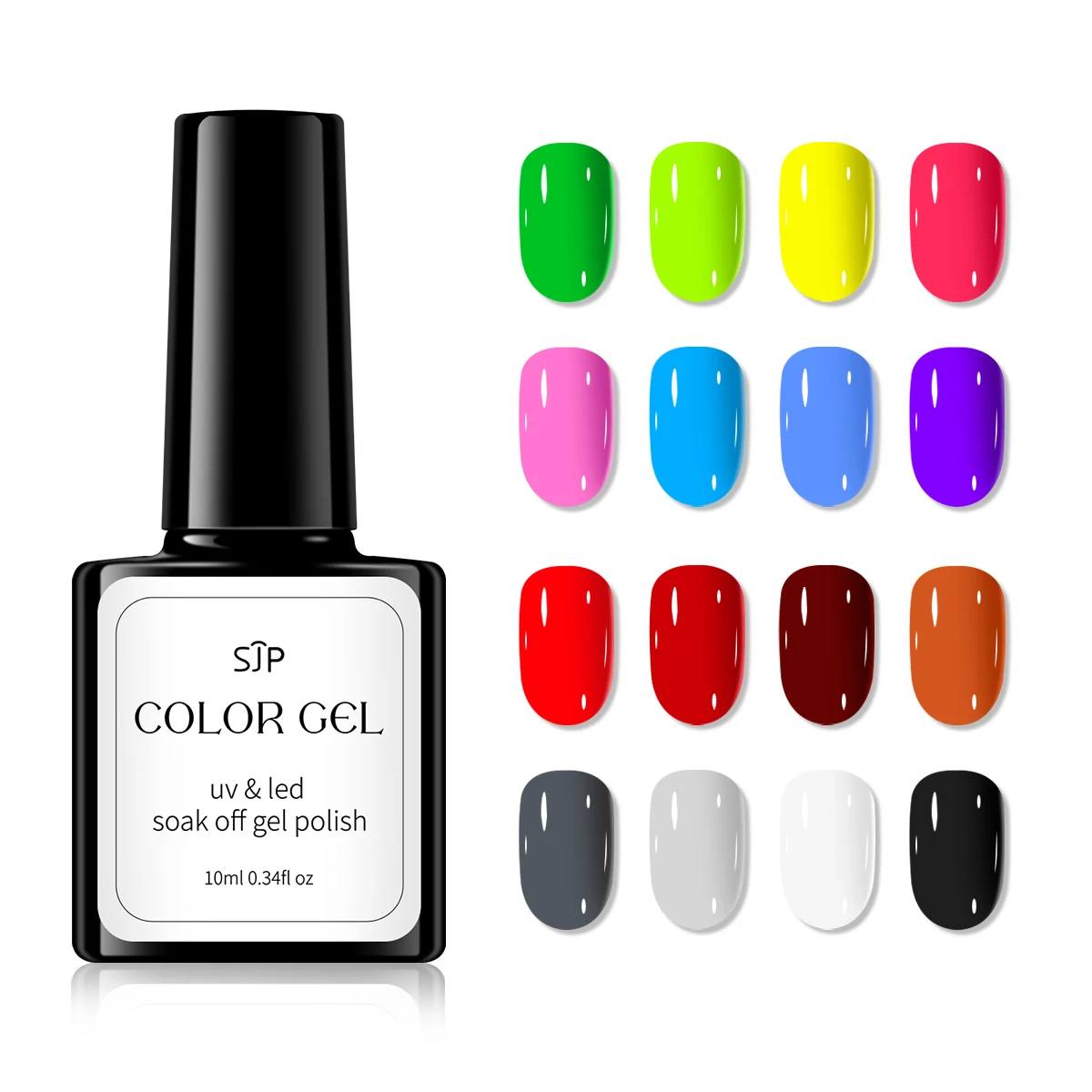 10ml Christmas Gel Nail Polish, Y2k Winter Base Coat Non-wiping Top Coat Matte Nail Polish Pink Purple Brown White Black Nail Po 5