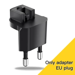 High - Efficiency Plug Adapter - EU Black