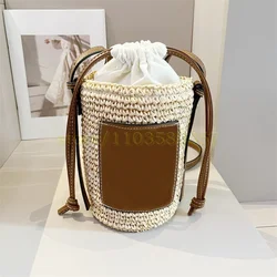 Straw bag For Women Rushwork Design Summer 665418 Phone Mini Feminina Handbag Hand Bags Handbags Beach Holiday Wear Outdoor