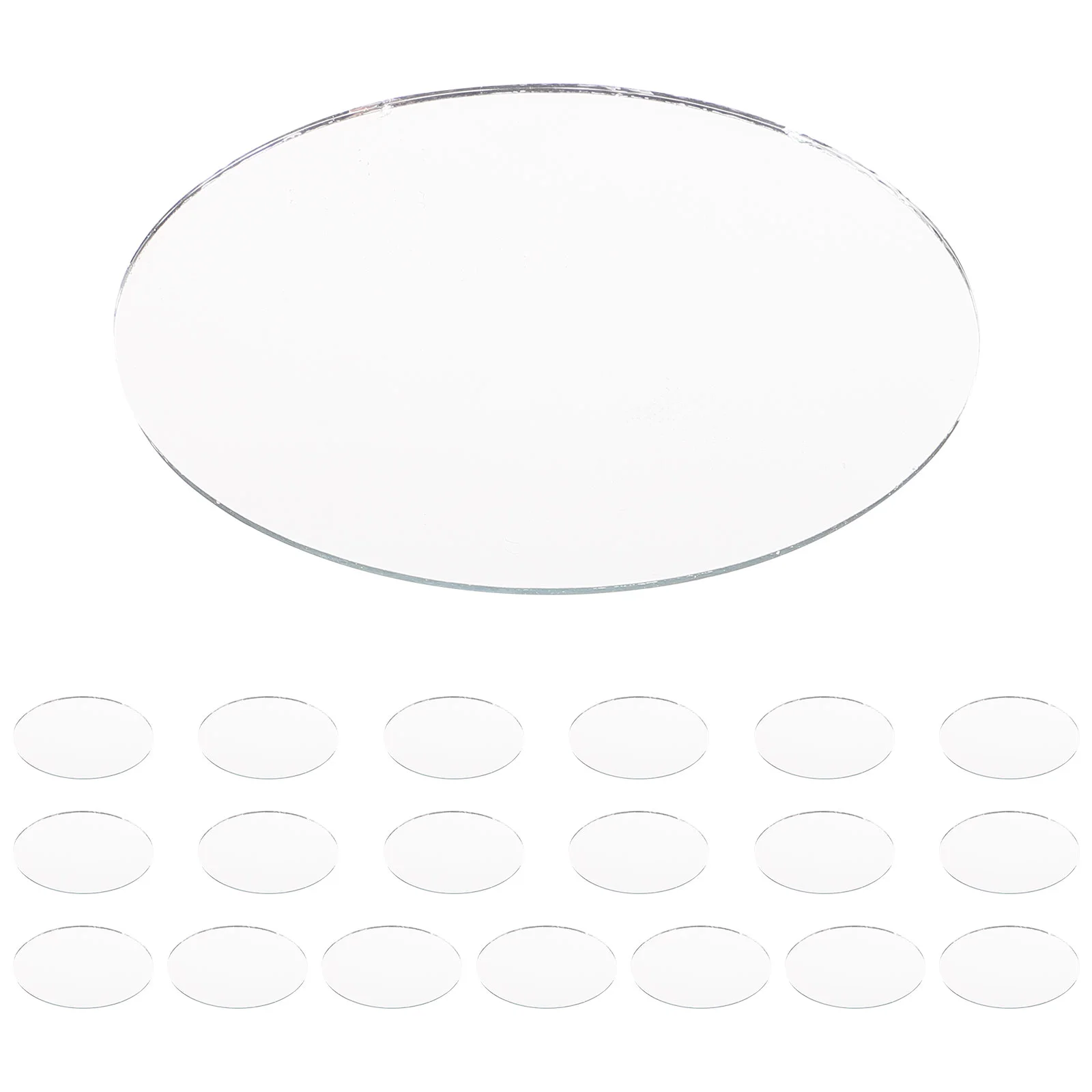 

Unfinished Mirror Mini Mirrors DIY Alloy Mirror Makeup Mirror Mini Oval Shape Unfinished Mirror Lens DIY Art Craft Mirror