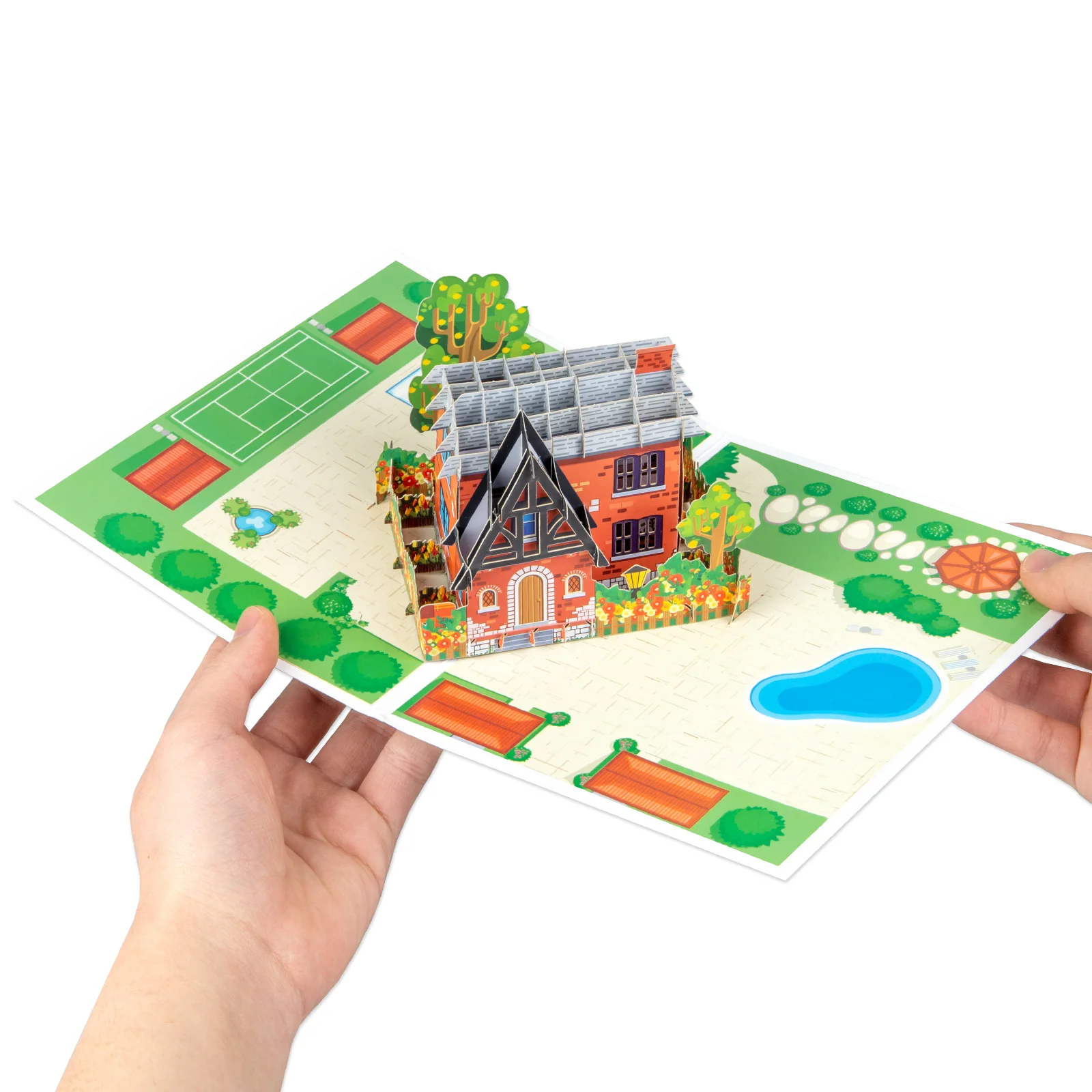 Housewarming Gift Card Welcome New Home House 3D Pop Up Greeting Cards greeting cards