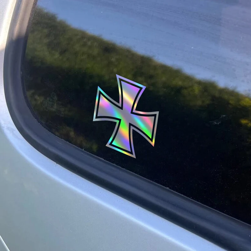 Iron Cross Car Sticker – Distinctive Decor