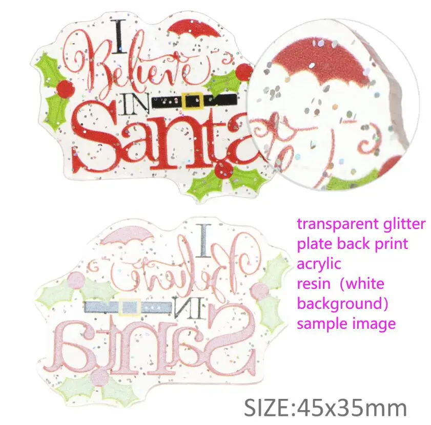 transparent glitter