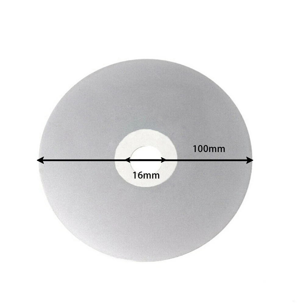 4pcs Diamond Cutting Disc 600 800 1200 3000 Grit 4"/6''/8''Lap Grinding Wheel For Polishing Crystal Jewel Glass Diamond Discs