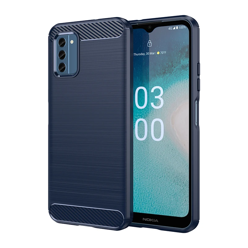Enhanced Carbon Fiber Shockproof Silicone Phone Case – Premium Armor Protection with Soft-Touch Finish