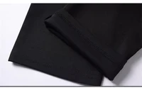 Male Pants Stretch Solid Black Smart Casual Men’s Trousers Office Quick Dry Suit Pants New Spring Autumn Korean Straight Pants