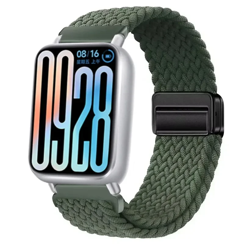 Nylon Braided Magnetic Buckle Strap - Breathable & Comfortable Replaceable Band