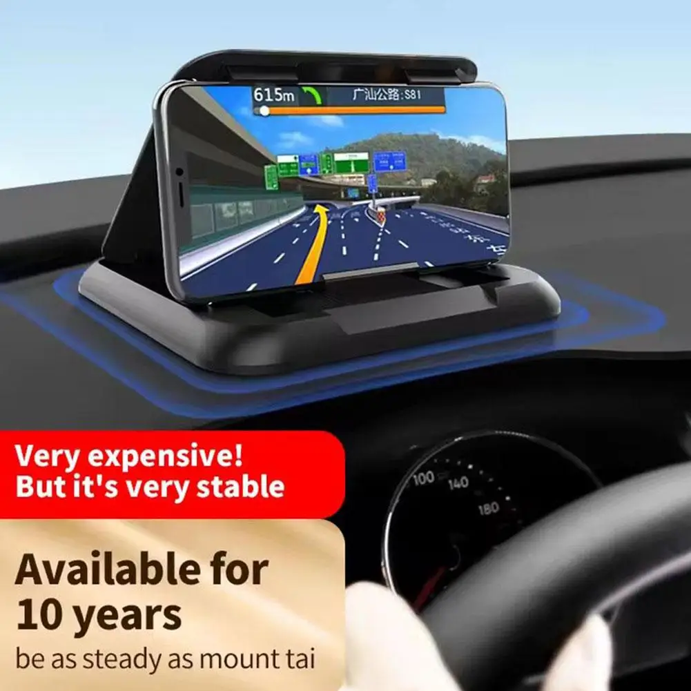 

For Car Anti-Slip Silicone Suction Pad Adjustable Smartphone Holder 1 Phone Dashboard Pcs Phone Holder Car Universal Suppor W6R3