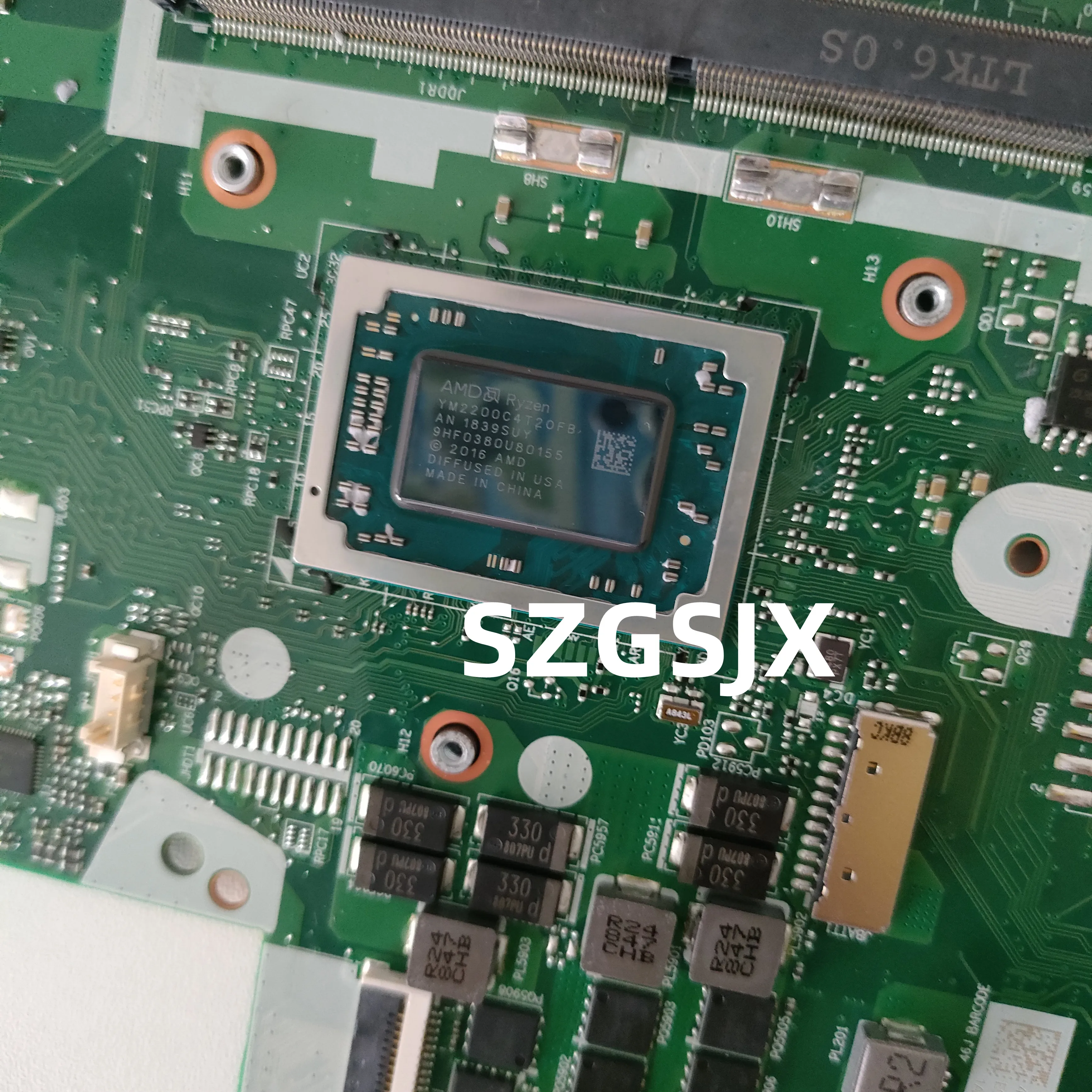Carte mère AMD Ryzen 7 avec Radeon R540 pour Lenovo Ideapad 330S-15ARR