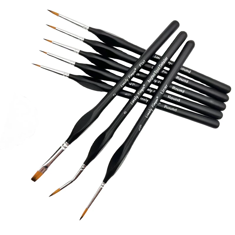 8pcs Professional Micro Fine Detail Paint Brush Set Miniature Detail Brushes for Watercolor Oil Acrylic Craft Rock Painting 3