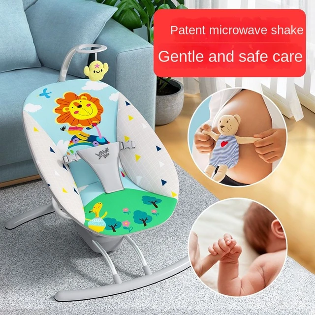 Balanço do bebê elétrico Cadeira Balanço Inteligência para Crianças  Controle Remoto Dormir Espreguiçadeira Balanço com Bluetooth e Cinco  Engrenagem - AliExpress