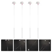 4 Pcs Ear Tool Earwax Removal Tweezers Multi-purpose Cleaning Tools Cleaner Delicate Scoop Sticks Metal 1