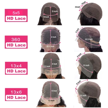 Body Wave 13x4/13x6 HD Lace Front Human Hair Wigs Wear Go Glueless Wig Pre Plucked 5x5 HD Lace Closure Wig 360 Lace Frontal Wigs - Image 6
