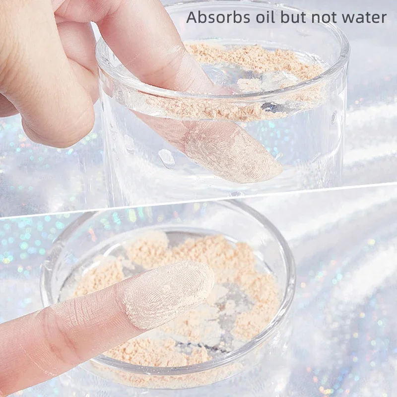Loose Powder Absorbs Oil Smooth Oil Control Face Powder Makeup Concealer Finish Foundation Base Cosmetic loose powder face powder