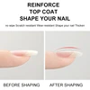 5 IN 1 Japanese Hard Top Coat 15ml Reinforce Gel Nail No Wipe Top Gel Efficient Function Adhesive Water Nail Art Gel DIY Design 3