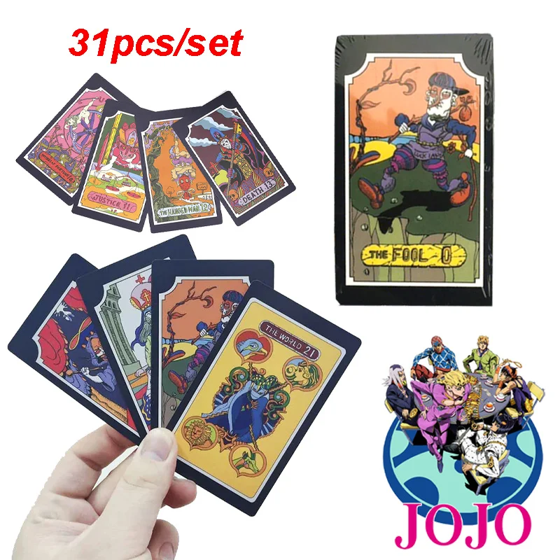 Jojo Bizarre Adventure Tarot Cards Jojo Cosplay Costume Props Anime