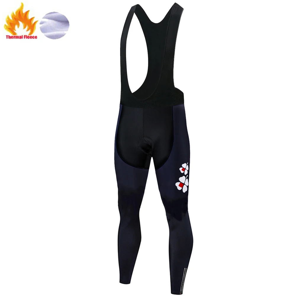 FDJ cycling pants Fleece winter pants men штаны мужские pantalon cyclisme homme hiver pantalones mtb велоштаны зимние