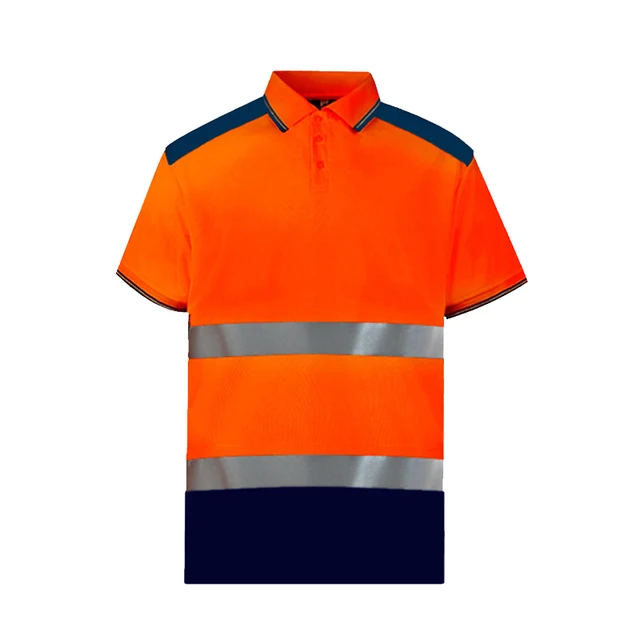 Hi Vis Short Sleeve Safety Polo with Pockets
