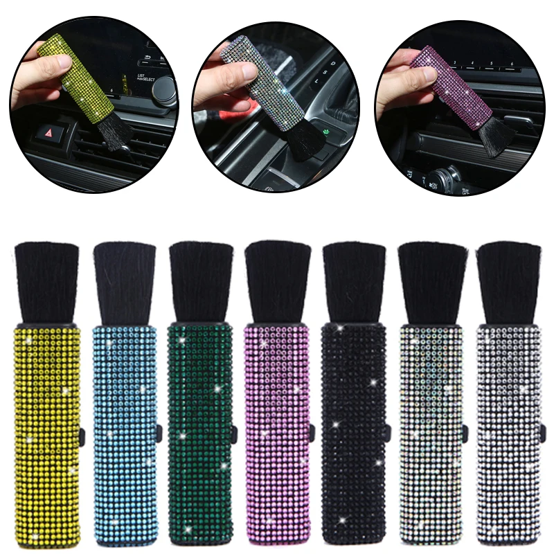 

Car Interior Cleaning Brush Air Conditioner Vent Keyboard Dust Removal Retractable Soft Brush Cleaning Care Maintenance Brush