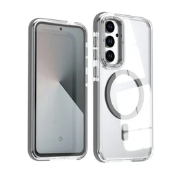Advanced Non - Yellowing Transparent Protective Phone Case - Galaxy A24 4G (GRAY)