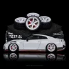 Chika 1/64 Nabes X Chika Rays TE37SL Modified wheels 10.5mm 9.7mm 8.9mm 8.5mm attitude wheels alloy car model 3
