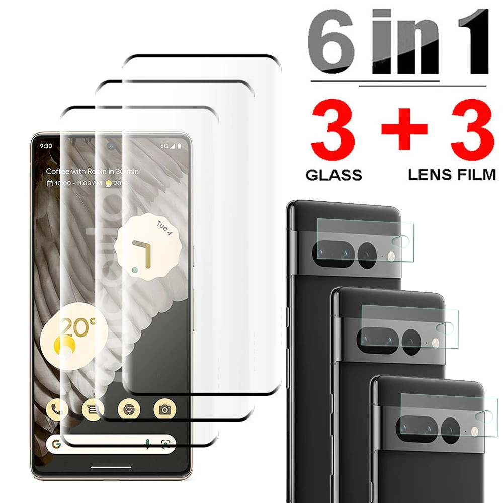 Best Screen Protector Google Pixel 7 Pro 3d Tempered Glass 7 Pro 6 6a