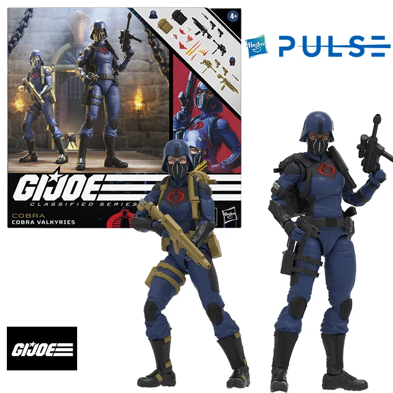 

Pre-Sale Hasbro G.i. Joe Classified Series Cobra Valkyries 6In Collection Model Movable Figure Original Boy Halloween Gift