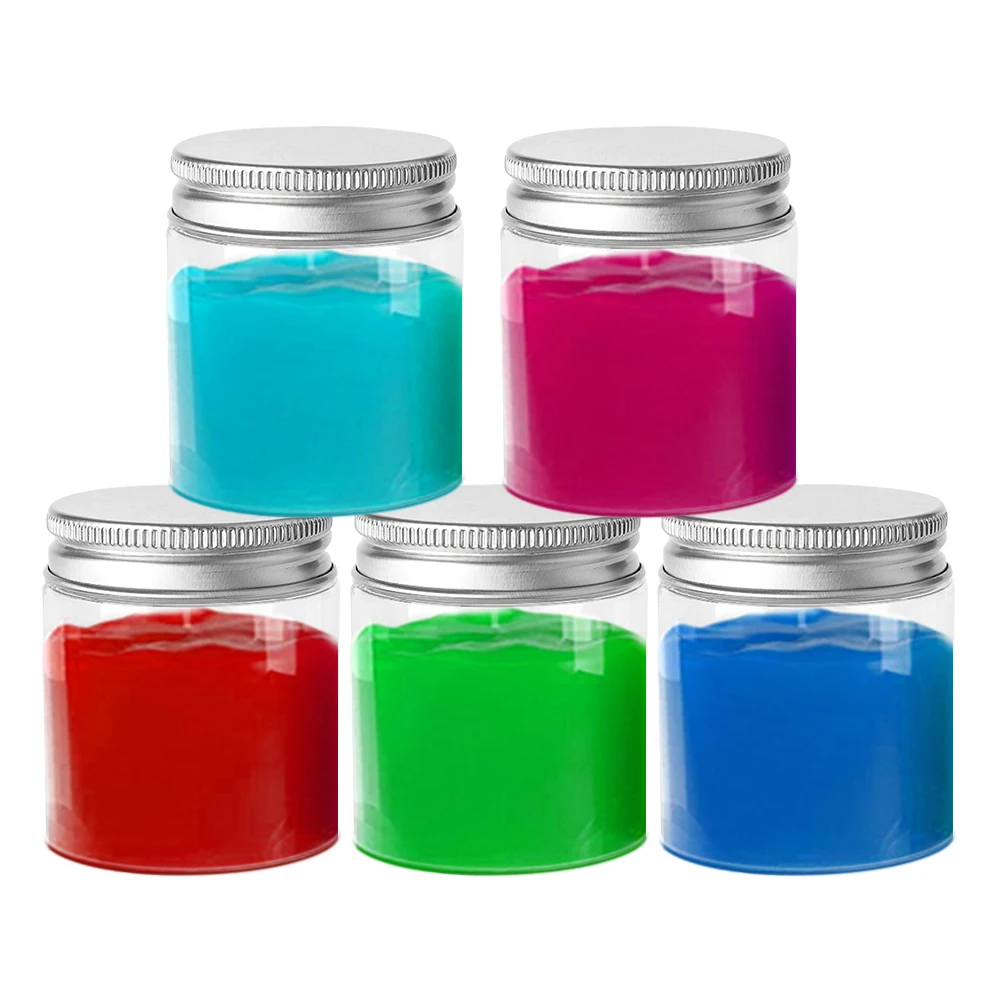 Empty Plastic Cosmetic Jars Makeup Container Face Cream Sample Pot 20pcs 30/50/60/80/100/120/150ml storage jar plastic storage bottle