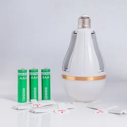 Enhanced Product Title: Smart LED Emergency Bulb for Outdoor and Indoor Use (6500K Cold White)