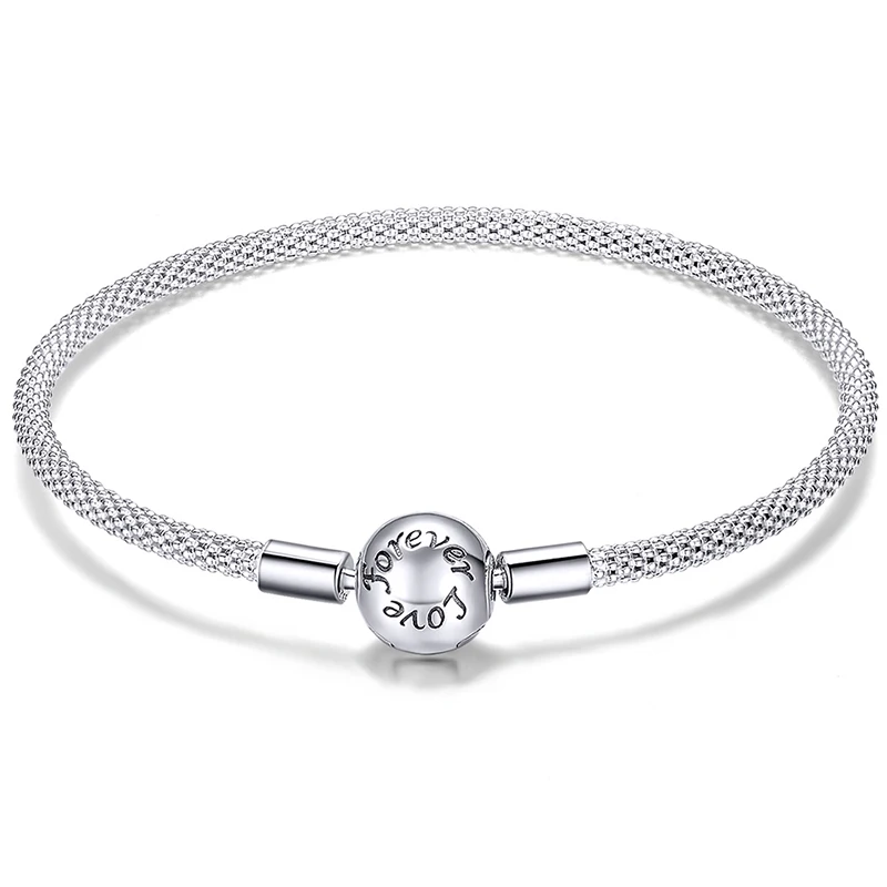 WOSTU 925 Sterling Silver Birthstone Charm - Cubic Zirconia Heart Bead For Bracelets, Gift For Women