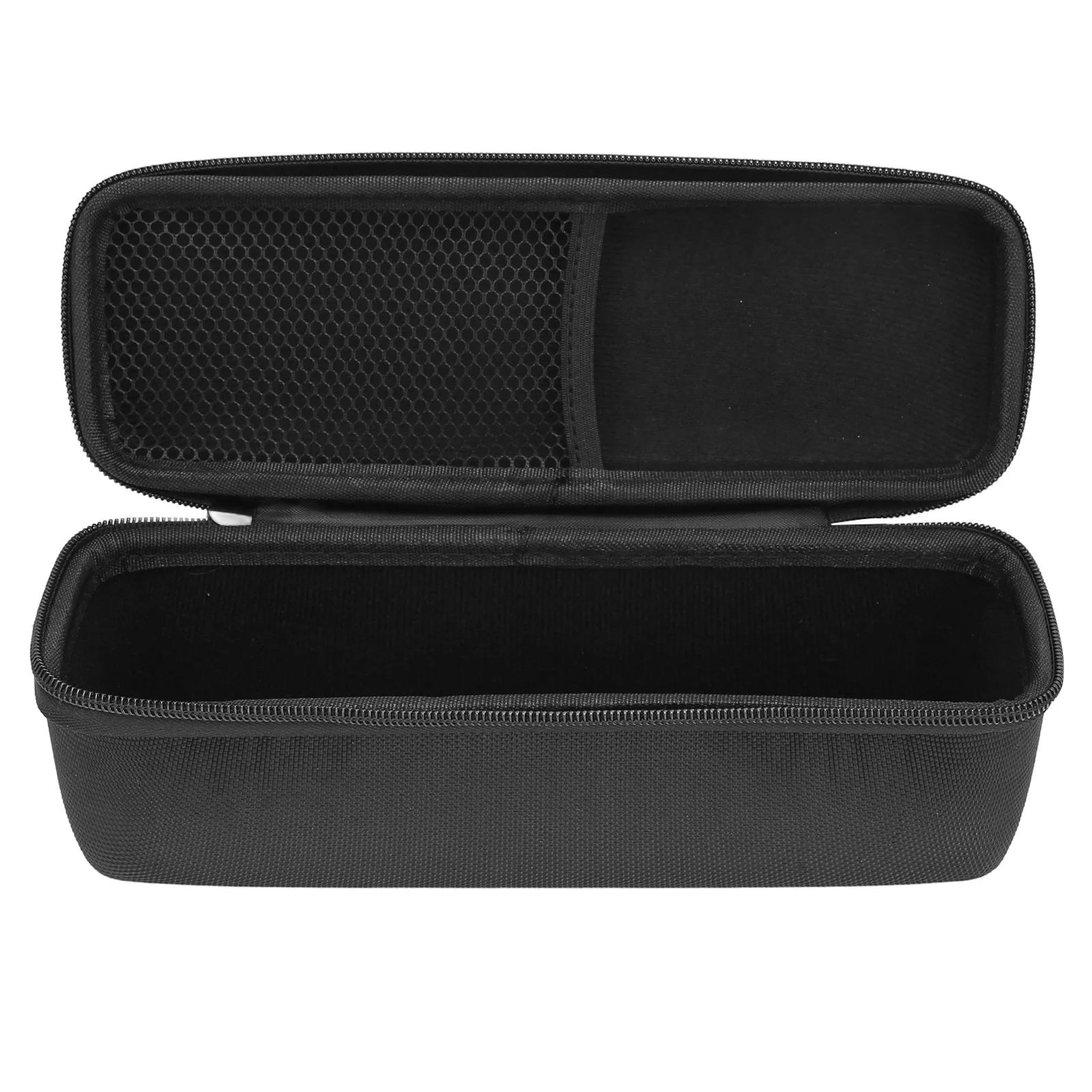 Bluetooth Speaker Carrying Bag Soft EVA Lining Drop Resistant Speaker Travel Hard Case Zip Closure with Mesh Pocket for Outdoor