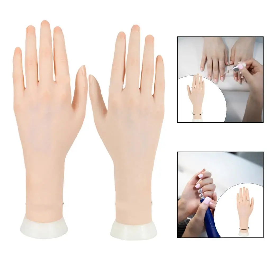Hand Mannequin Props Soft Bendable Fingers Display Stand Simulation Hand Model for Bracelet Organizing Bangle Watch Rings