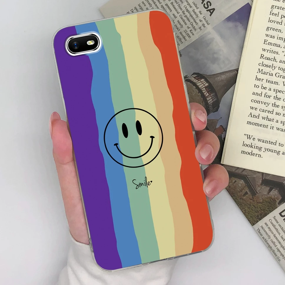 Cute Sweet Girl Transparent Soft Silicone Phone Case – 6.1 inches
