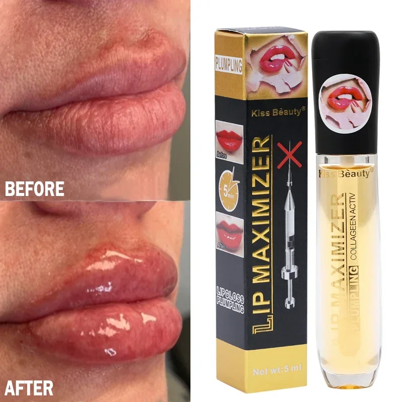 Lip Volumising Oil Lips Plumping Essence Moisturizing Lip Plumper Gloss Repairing Reduce Fine Lines Lip Enhancer Liquid Makeup lasting moisturizing plumping lip gloss lip plumper extreme essence enhancer lip lip nutritious mineral oil volume liquid m v7b8