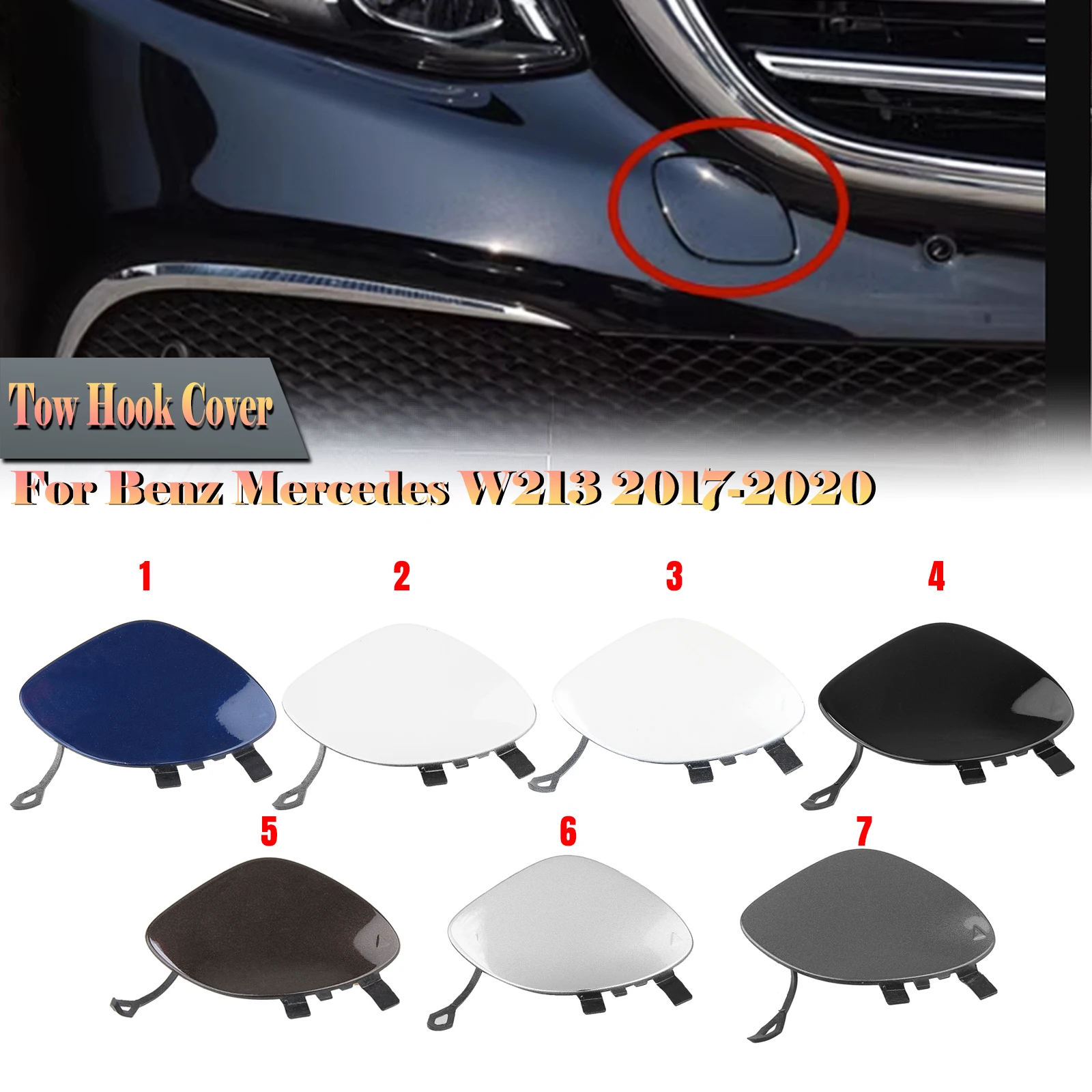 

Крышка заднего бампера для Mercedes Benz E Class W213 S213 2017-2020 2138850222
