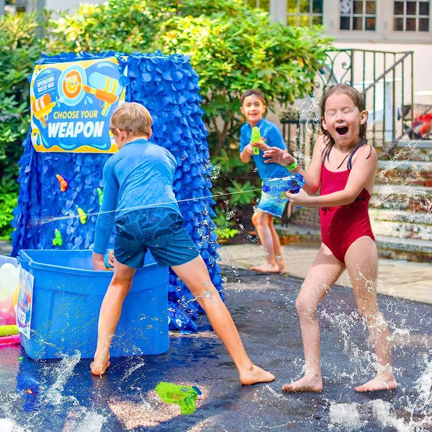 Mini Water Gun for Kids Lightweight Watergun Summer Squirt Water Blaster Pool Toy for Outdoor Swimming Beach Water Fighting 6