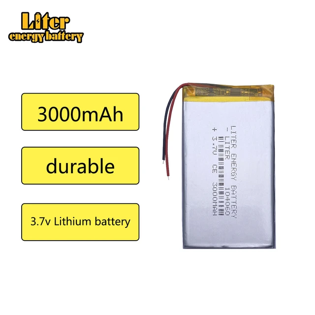 Li-ion battery 3000mAh 3.7V