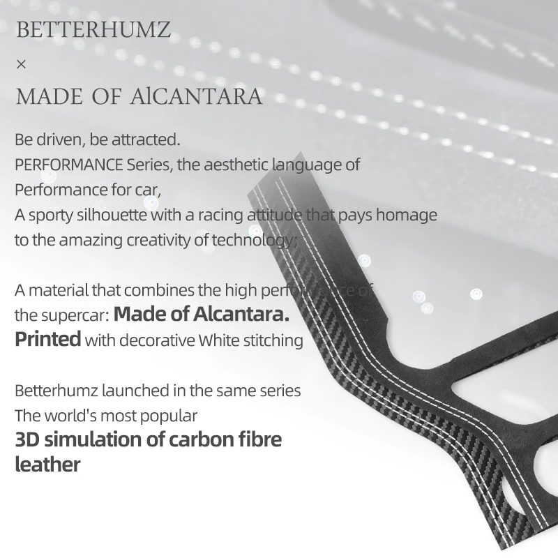 포드 머스탱 2015-2023 Alcantara 센터 콘솔 CD 에어컨 패널 트림 스티커 자동차 인테리어 튜닝 액세서리