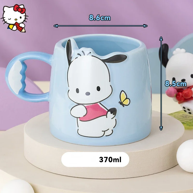 

Sanrio Pachacco Kawaii Cartoon Mug Large Capacity Netroots Cup Tableware Cute Girl Heart New Fashion Ceramic Coffee Cup Bowl