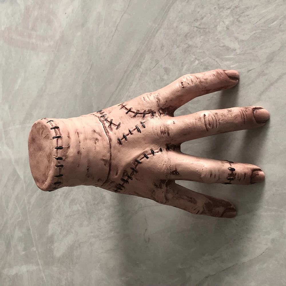 Wednesday Thing Hand Cosplay Anime Movie Scary Props Decorations Fans Gifts