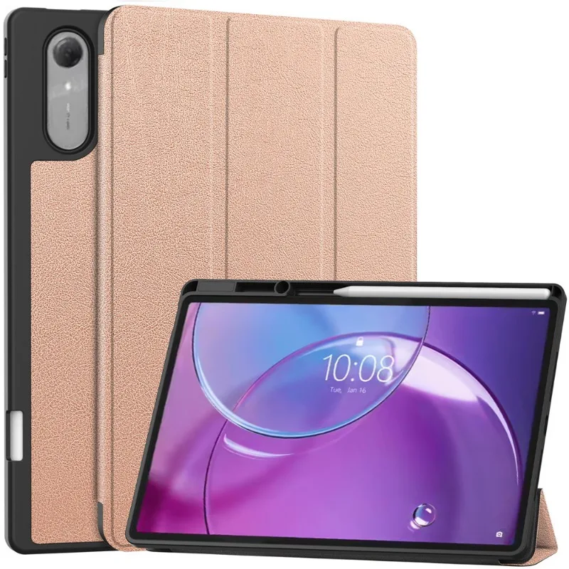 Magnetic Trifold Stand Case with Pen Slot